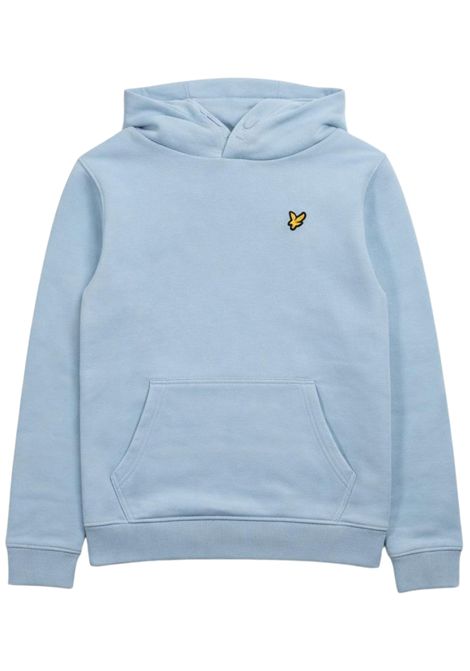 Felpa bambino azzurra in cotone LYLE & SCOTT | 53438AZZURRO